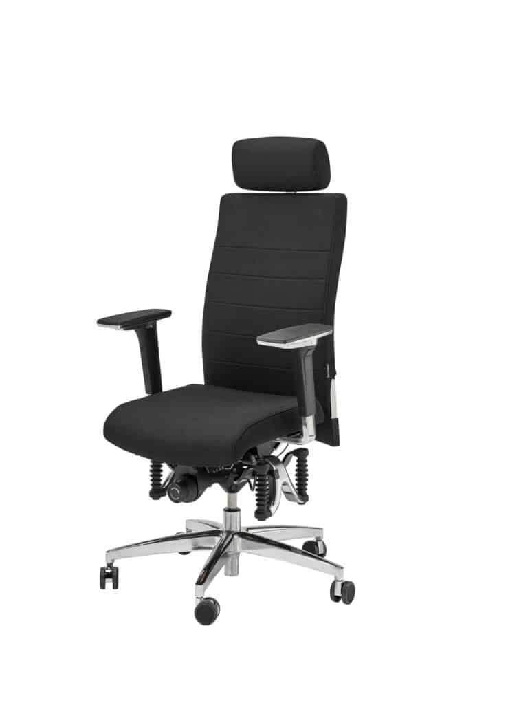 Ergonomischer Bürostuhl mit verstellbarer Kopfstütze